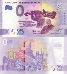 0 Euro Suomi - Väinö Linna - Tuntematon Sotilas 0 Euro Suomi - Väinö Linna - Tuntematon Sotilas